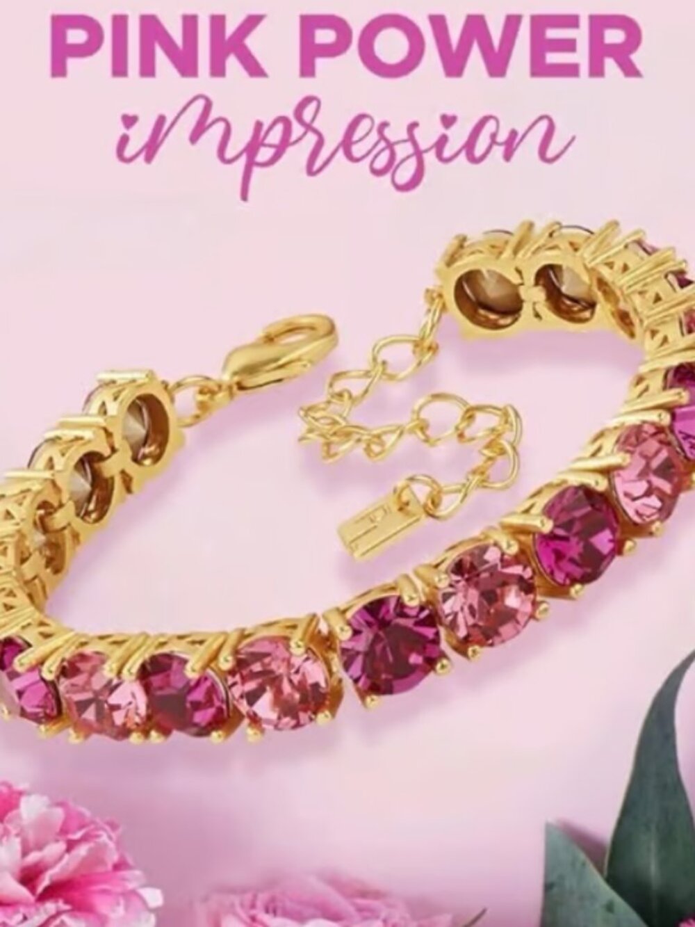 Park Lane Pink Power Impression Bracelet